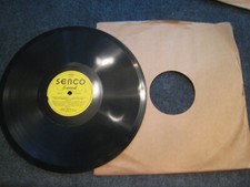 SENCO SOUND 78RPM RECORDS - LOT OF 3 IN ORIGNIAL SHIPPING BOX AND SLEVES  ek77 