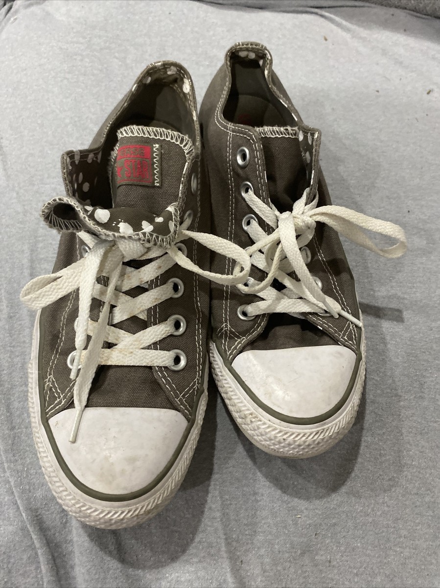 Size 7 - Converse Chuck Taylor All Star Double Tongue Gray