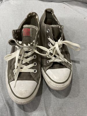 Size 7 - Converse Chuck Taylor All Star Double Tongue Gray