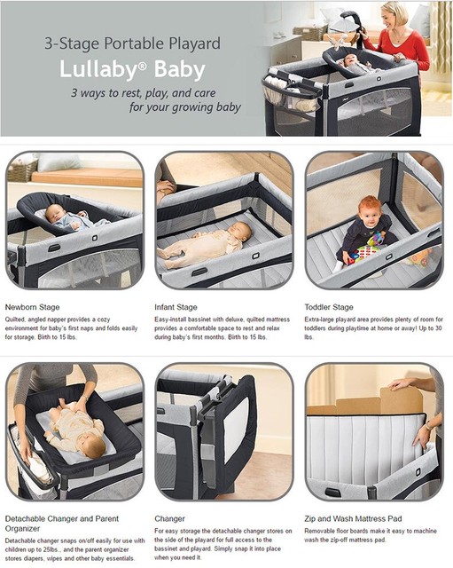 chicco lullaby dream playard in avena