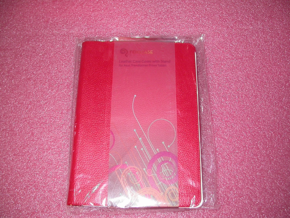 rooCASE for ASUS Transformer Prime - Dual-View Leather Case Cover Red Lot C11 - Image 4 of 4