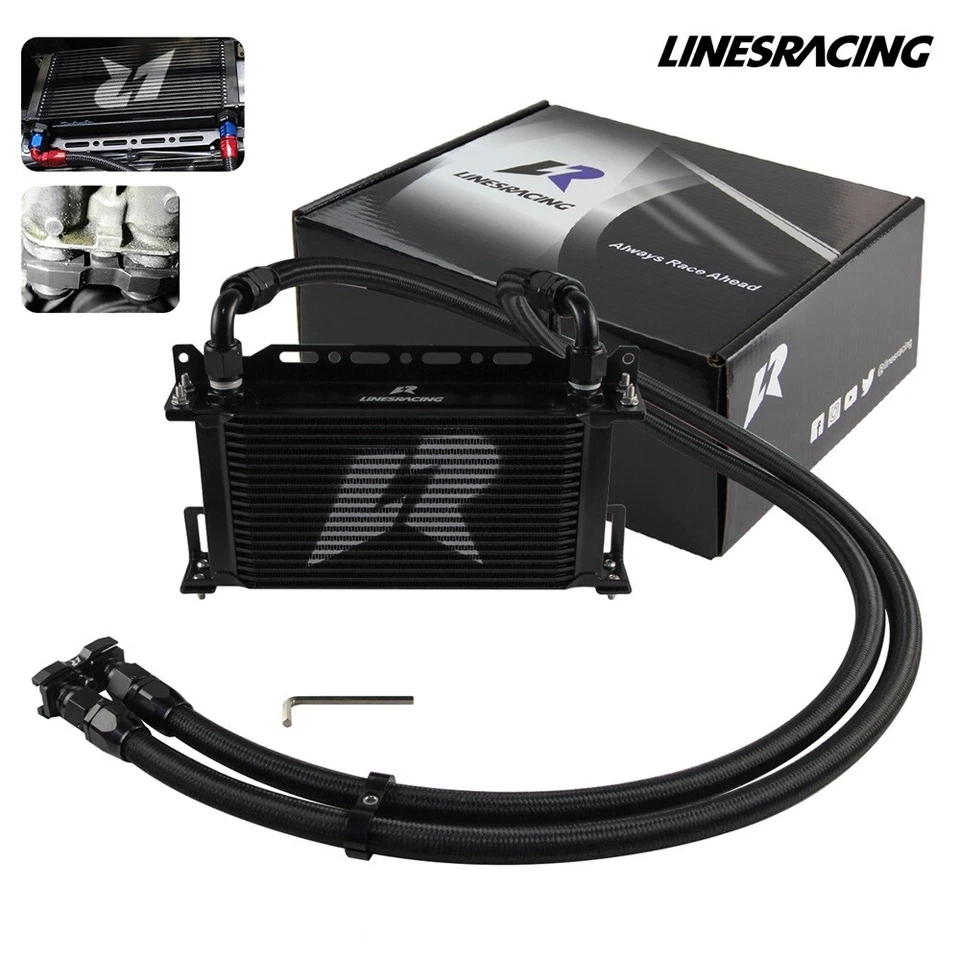 AN10 19 Row Oil Cooler Kit For BMW E82 135i E36 M3-Euro E46 M3 E90 E92 E93 335i Foto 4 de 4