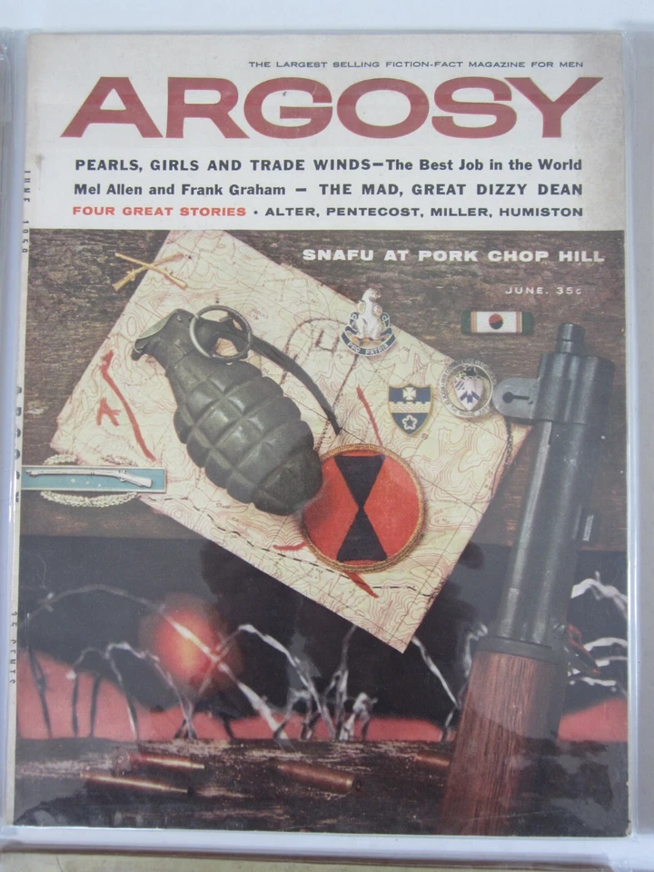 Men's Magazine 6 Issue 1950s Lot Argosy, Bluebook, Cavalier, & Climax v.1 #1 VG - Image 3 of 4