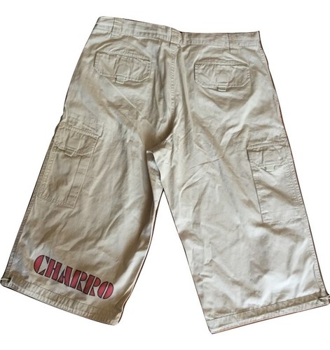 Bermuda da uomo El Charro Pantaloncino Cargo Short Casual Beige Cotone  Taglia 50 | eBay
