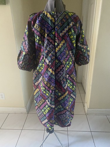 NIGERIAN AFRICAN WAX ANKARA DRESS ( CULTURAL& ETHNIC CLOTHING AFRICA )-L/XLARGE - Picture 7 of 19