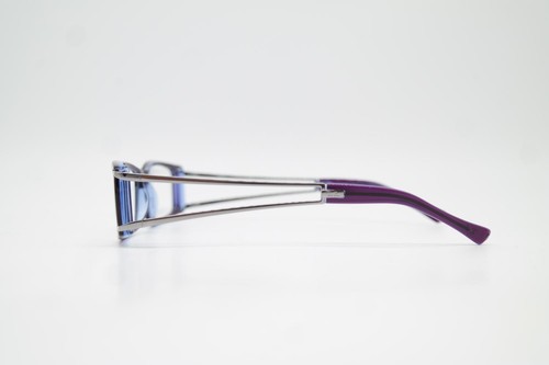 Glasses Ray Ban RB 5091 Purple Blue Silver Rectangular Frames Eyeglasses New - Picture 2 of 6