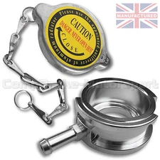 Self Weld Billet Aluminium Radiator Filler/Fuel Neck+CAP CMB-RADFNK-11/4-CAP