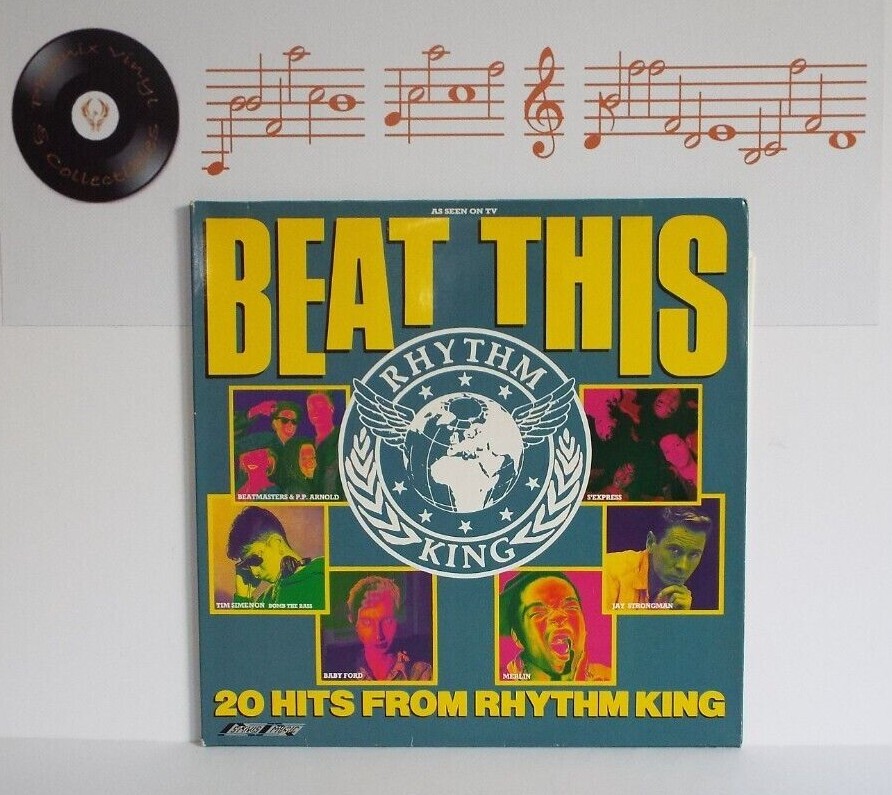 Beat This 20 Hits Of Rhythm King Vinyl LP A1 B2 Pressing - VG+ 