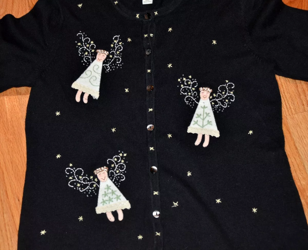 Black christmas cheap cardigan