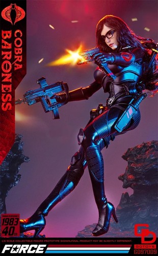 1/6 GDTOYS GD97009 Cobra Baroness 12" Female Action Figure Model Movable Eyes - Picture 9 of 17