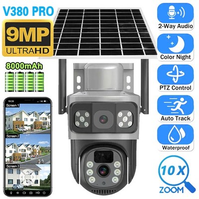 2026 Camaras De Seguridad Para Exterior Solar WIFI Inalambrica Vision Nocturna