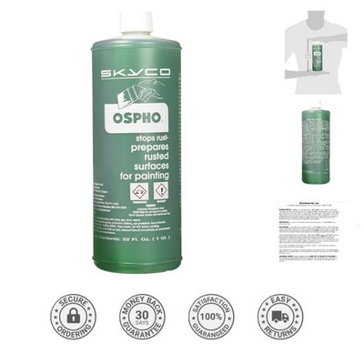 32 Fl Oz Ospho Rust Treatment   Liquid Metal Protection for Durable Surfaces