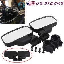 Black Motyrcycle Side Rear View Mirrors For Y...