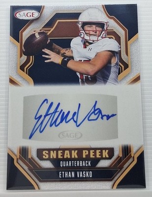 2026 SAGE Sneak Peek Autos Black #SPA-EV Ethan Vasko Liberty