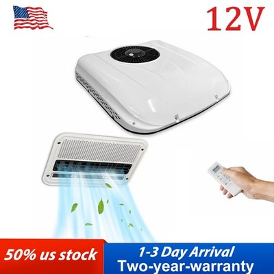 12V Air Conditioner AC Ultra-thin Unit RV Rooftop Electric Parking for Caravan