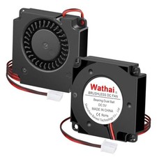 2Packs DC Blower Fan 4010 Radial Cooling Fan 5V 2 Pin DC 40x10mm 5V Ball