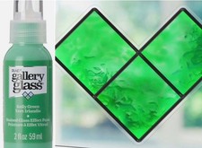 Kelly Green Gallery Glass   Realistic Stained Glass Effect Paint, by Plaid