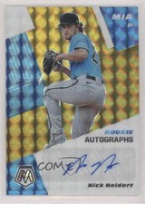 2021 Panini Mosaic Rookie Gold Prizm 3/10 Nick Neidert #RAM-NN Auto 0c2