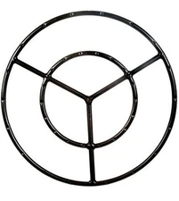 Black Steel Fire Ring 22 inch Dagan  FR-22 