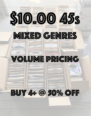 $10 45s - Mixed Genres & Years - G to NM Cond. - Buy 4+@50% Off - EJ13-20