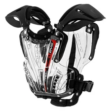 EVS Sports VEX-CLR-L VEX Chest Protector Large, Clear/Black