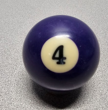 VTG Replacement Billiard Pool Ball 2 1/4" Diameter Standard 4 Solid Purple