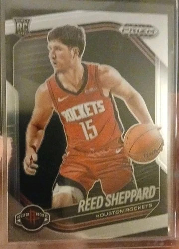2024-25 Panini Prizm Black Reed Sheppard #145 (RC) Houston Rockets!