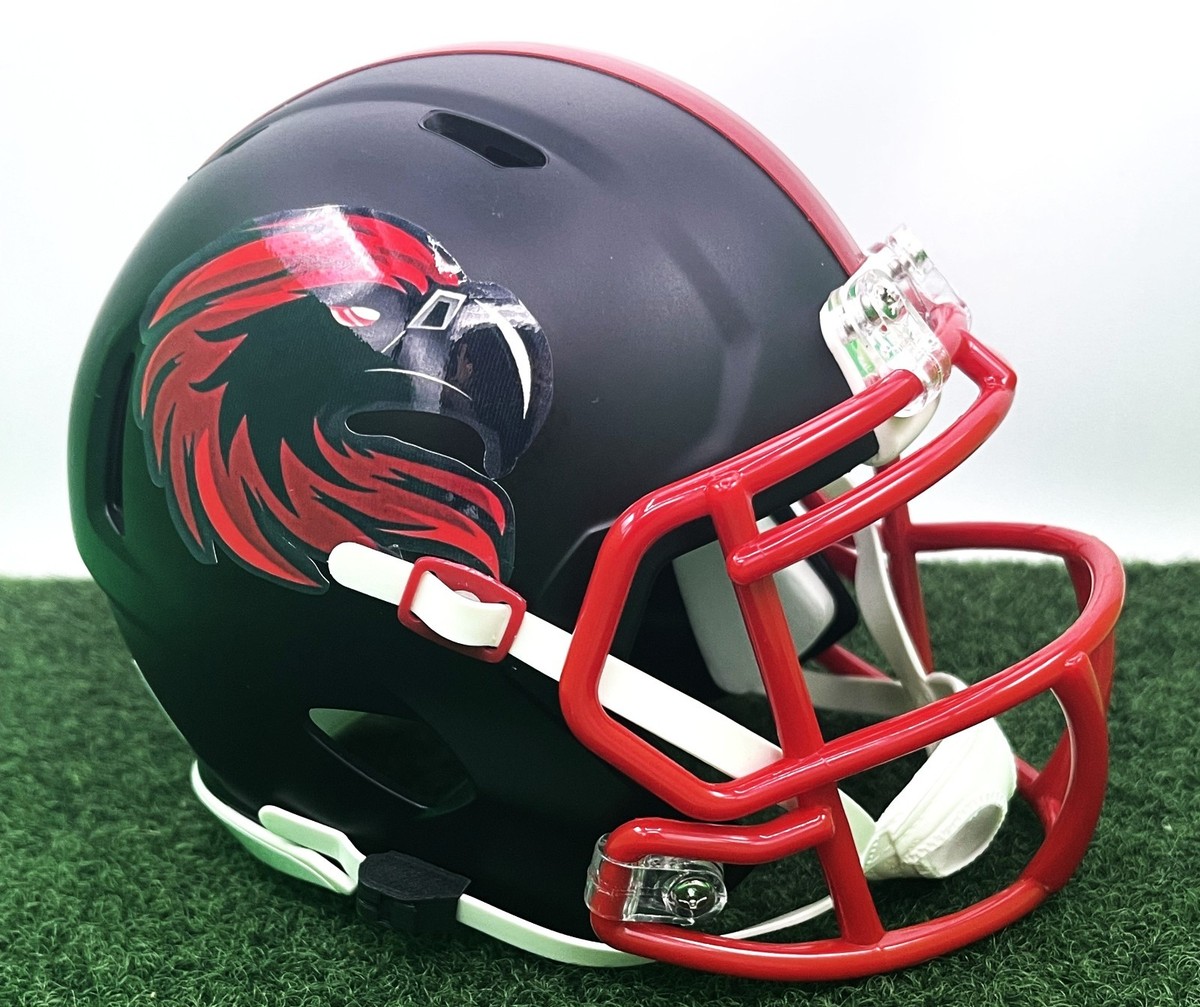 CUSTOM RIDDELL SPEED MINI FOOTBALL HELMET - ATLANTA FALCONS | eBay