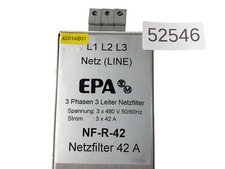 EPA NF-R-42 3 Phasen 3 Leiter Netzfilter 42 A