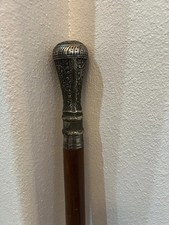 Edwardian Stick Antique Walking Presentation Cane Victorian