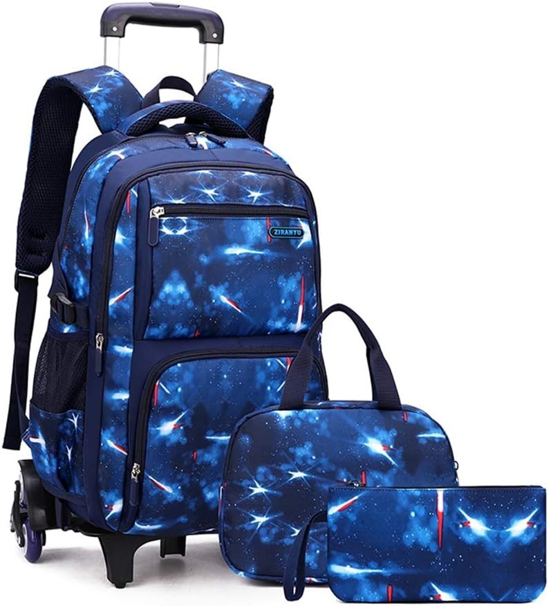 Mochilas con ruedas para niños de primaria y secundaria bolsas con ruedas trolley bolsas escolares de viaje
