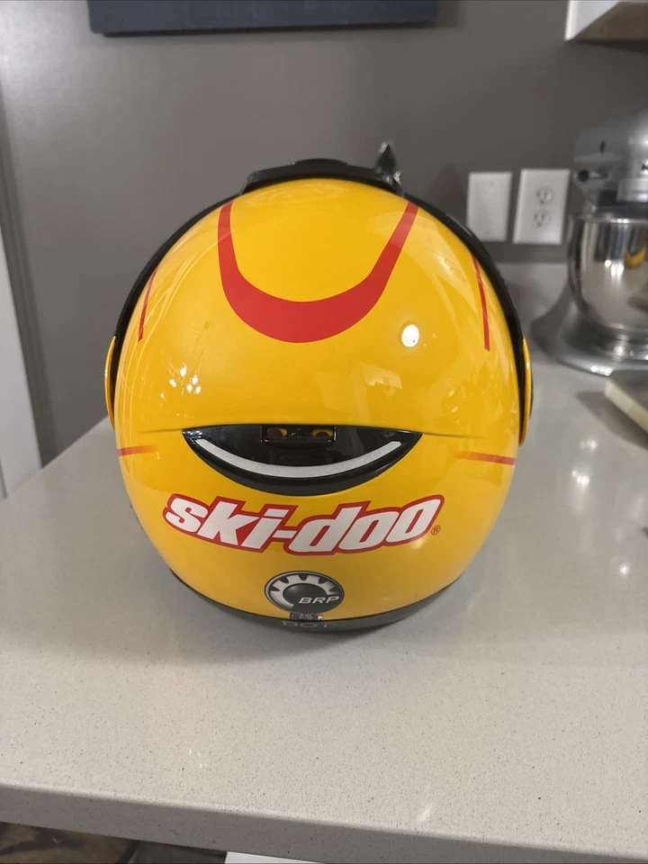 modular technology ski Doo brp flip up Duel Visor Yellow Xxl Lazer 2006 - Image 3 of 4