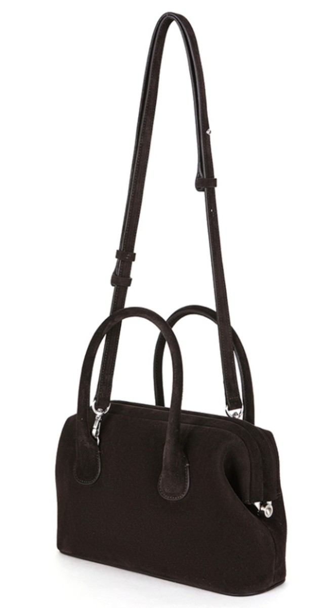OSOI Boat Brot Bag *SUEDE MOCHA * Leather Tote Crossbody Women K