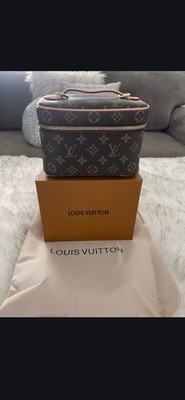 LOUIS VUITTON NICE MINI MONOGRAM VANITY CASE WITH BOX AND DUST BAG