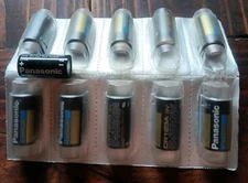 10/PK  PANASONIC LITHIUM BATTERY CR123A CR123 123A 3V- Man. Date 06-2019, Sealed