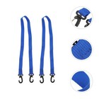 2pcs Ski Boots Carrier Strap Black Ski Shoulder Sling Leash Skiing Accessories