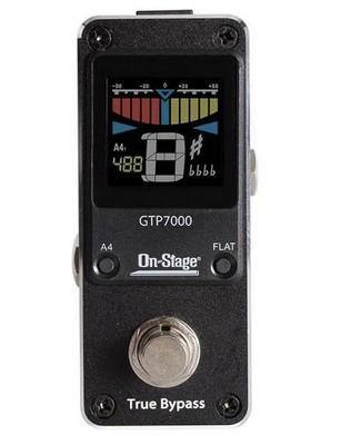 OnStage On-Stage GTP7000 Mini Guitar Tuner Pedal - Black