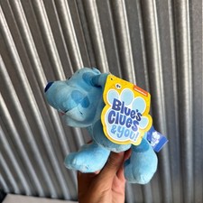Blues Clues  You Plush Blue 7'' Preschool Stuffed Plush Dog Nickelodeon New
