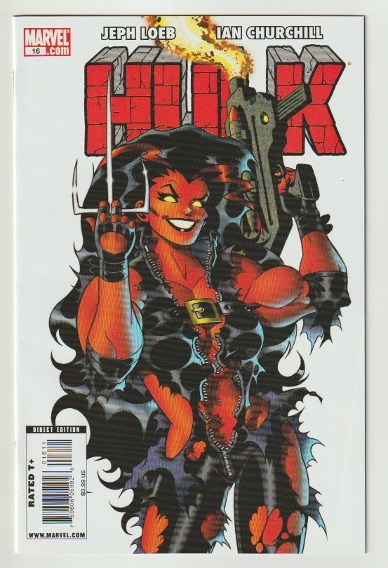 Marvel  Hulk #16  (2009)  First Full Appearance of Red She-Hulk