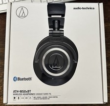 Audio-Technica ATHM50XBT2 Over the Head Wireless Headphones - Black