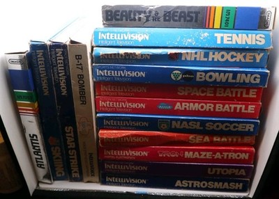 Lot of 15 Intellivision Games Some CIB 