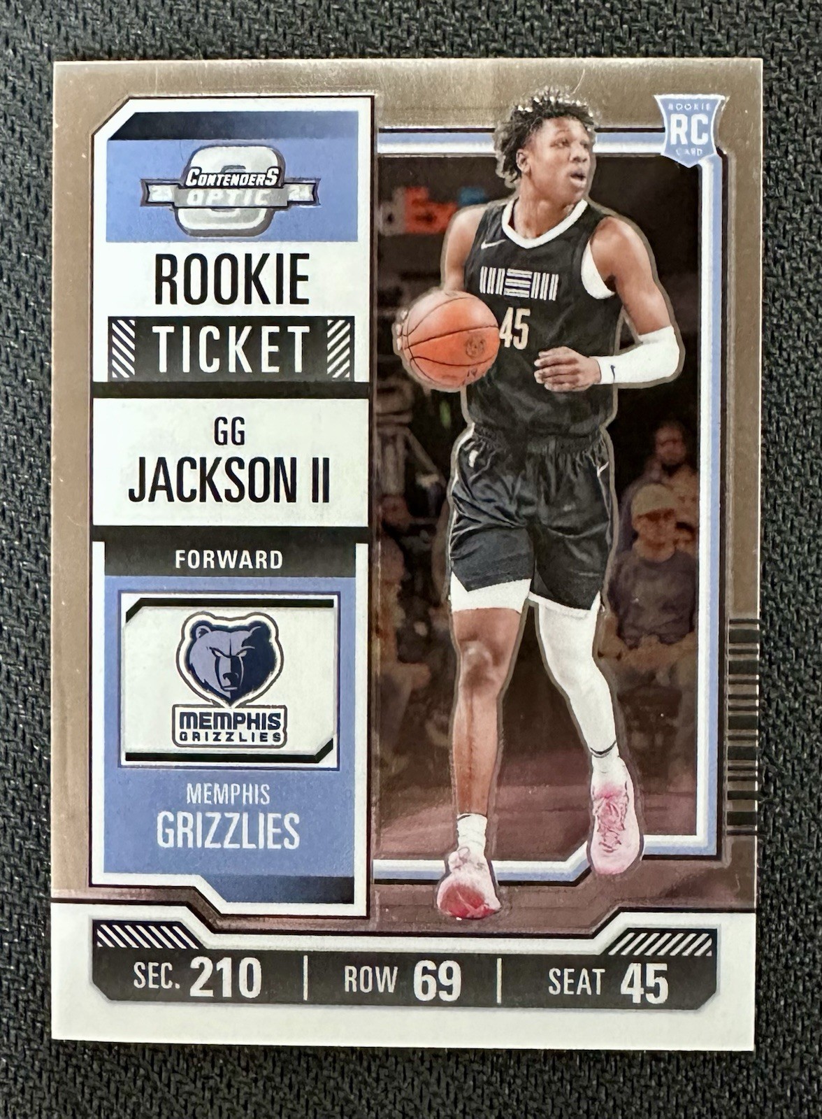 GG JACKSON 2023-24 Panini Contenders Optic Rookie Ticket Silver Prizm #6 (RC) 🔥