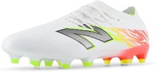 New Balance Furon Pro FG V8 Soccer Cleat 7 X-WIDE Women/5.5 Men WHITE/ENERGY RED