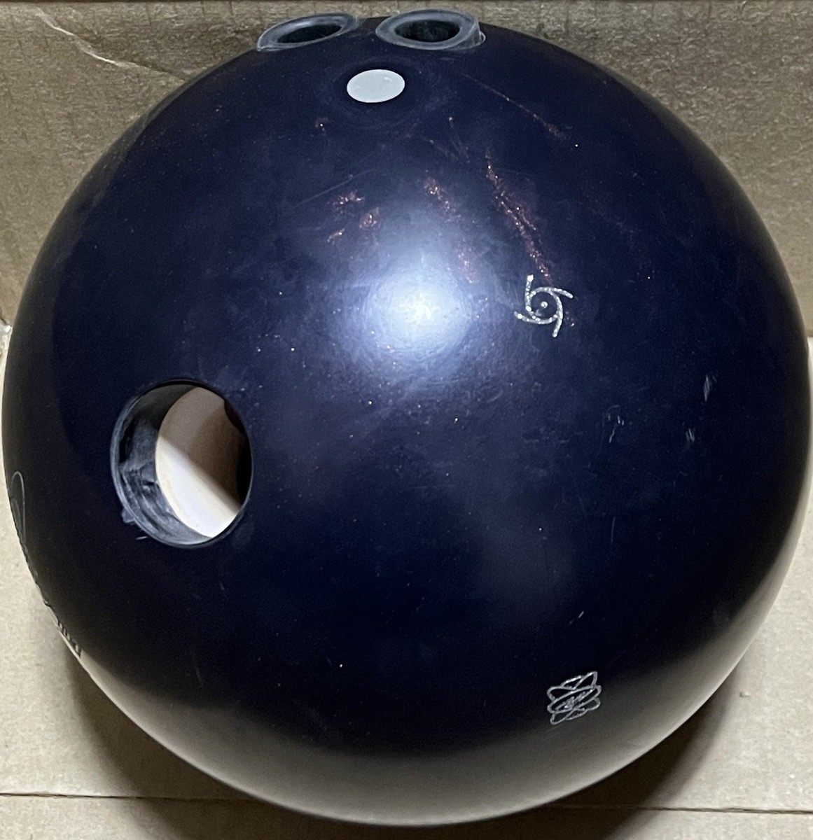 Storm Physix Blackout 15 lb Bowling ball Used Single Drill | eBay