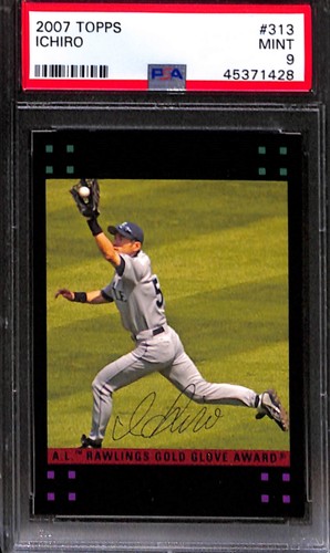 2007 TOPPS #313 Ichiro PSA 9 Mint 45371428 