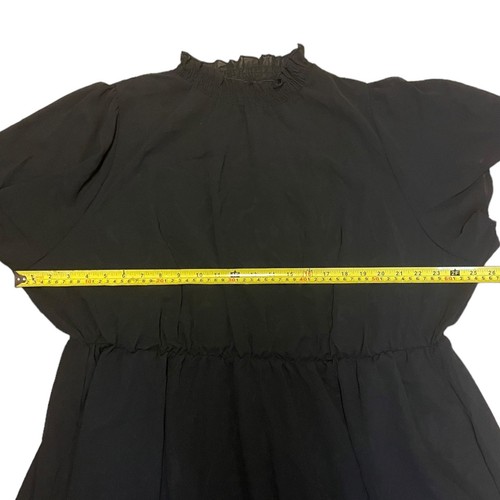 Bloomchic Plus Size Black Layered Dress Size 26 - Picture 3 of 4