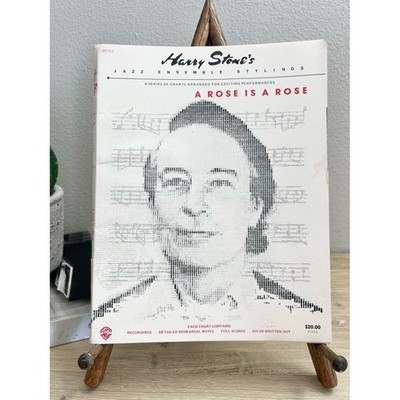 Harry Stone A Rose Is A Rose Jazz Ensemble Sheet Music w Record Warner Bros