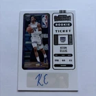 2022-23 Panini Contenders Retail Ticket #161 Keon Ellis RC ROOKIE AUTO Kings