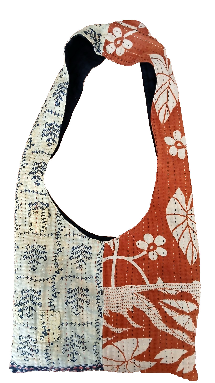 Connexions Boho Patchwork Shoulder Bag Multicolor… - image 1