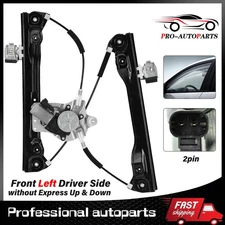 Front Driver Side Power Window Regulator w/ Motor 2Pin for Chevy Cruze 11-15